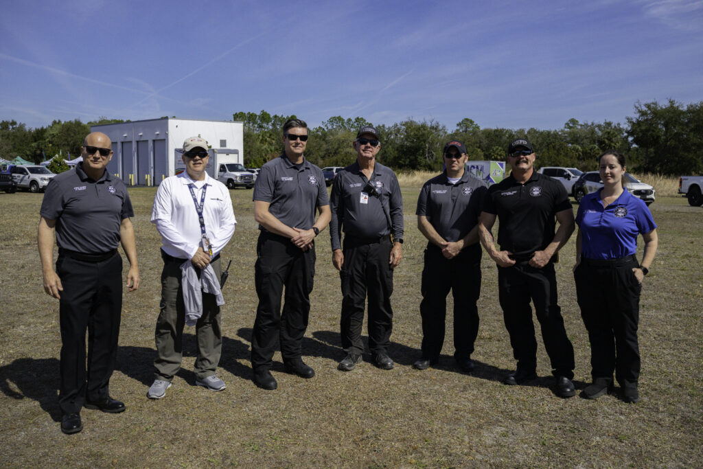 Members of the Ormond Beach Fire Department at the 2026 Storm Response Showcase