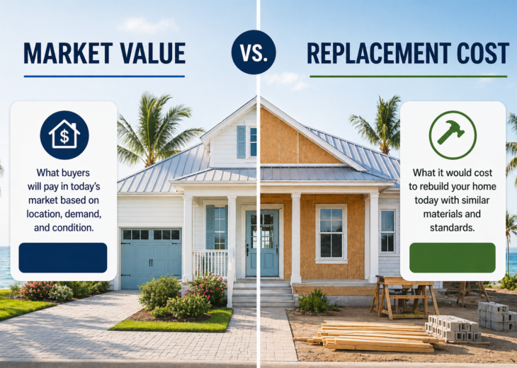 The Difference Between Market Value and Replacement Cost